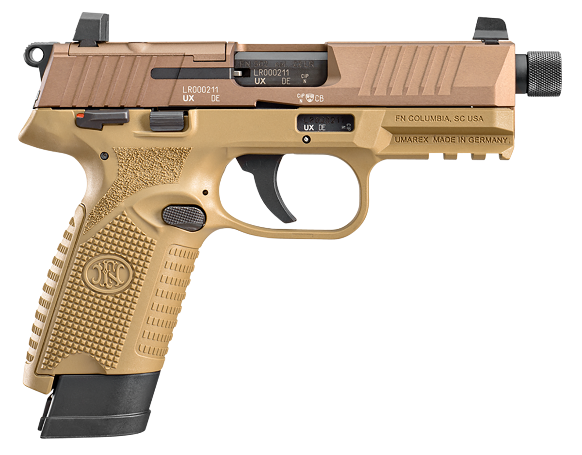 FN 502TAC .22LR FDE