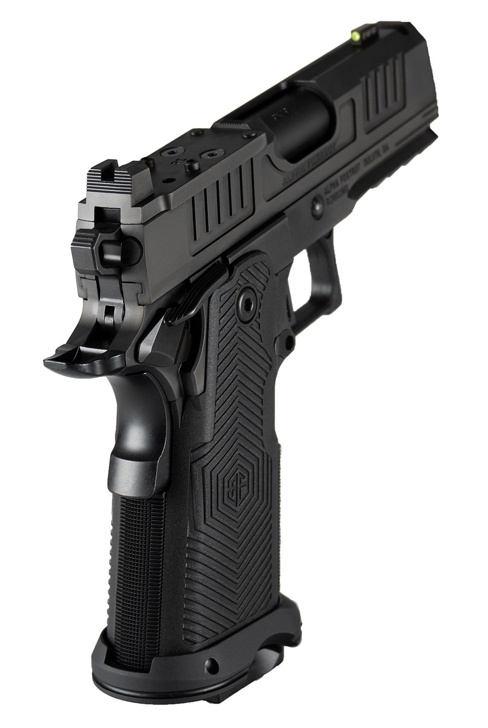 Alpha Foxtrot  AF1911 Romulus Compact 9mm Luger 20+1 3.50" Black Ported Barrel