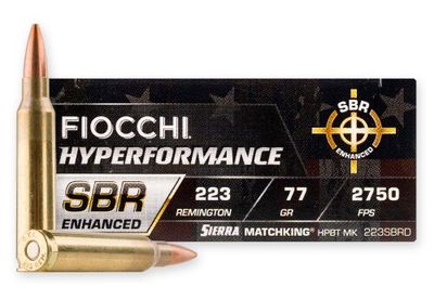 Fiocchi Hyperformance SBR Enhanced 223 Remington