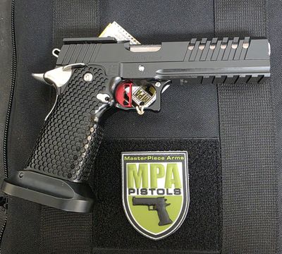 DS9 HYBRID BLACK &amp; STAINLESS TRIJICON PLATE MEDIUM RED TRIGGER