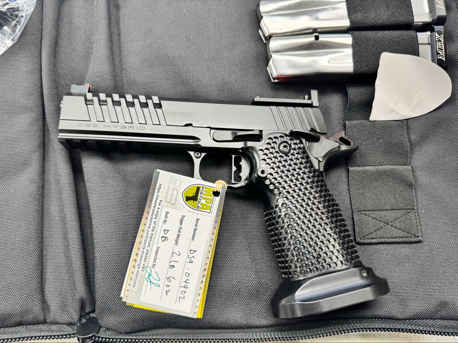 DS9 HYBRID BLACK *  - DS9 HYBRID BLACK  MEDIUM TRIGGER CO-WITNESS TRIJICON
