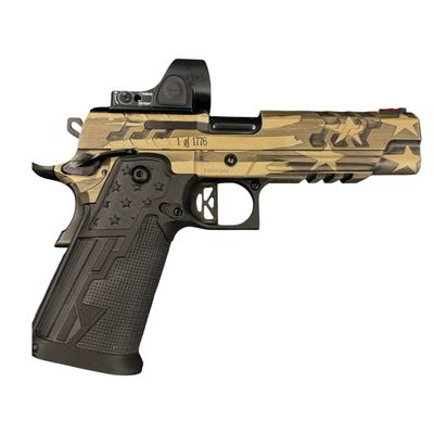 Kimber 2K11 Independence Limited Edition 45 ACP 13+1 5" Black DLC Fluted Barrel W/ 1MOA Trijicon SRO