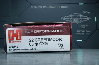 Hornady Superformance 22Creedmoor 65gr CX