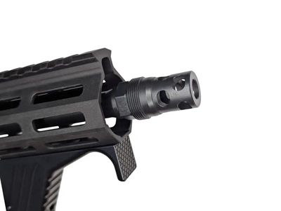 Compact Muzzle Brake Plan-B Suppressor Mount 1/2X28 9MM