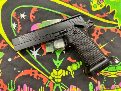 MPA DS9 LOC-V2 Black Trij plate, No thumb rest