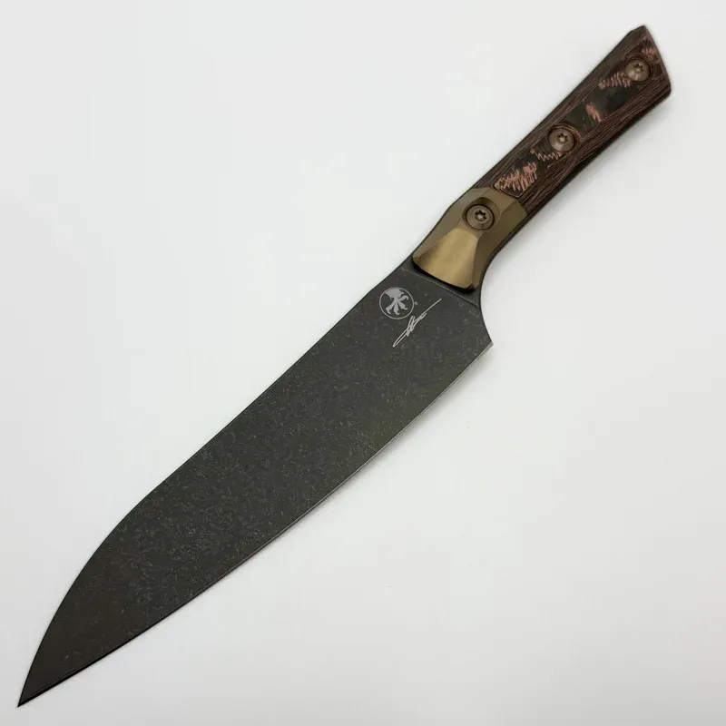 UTILITY KNIFE SIGNATURE SERIES LIVEWIRE CARBON FIBER BRONZED BOLSTER DLC STANDARD