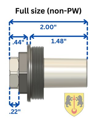 4-Prong Flash Hider Plan-B Suppressor Mount 5/8×24