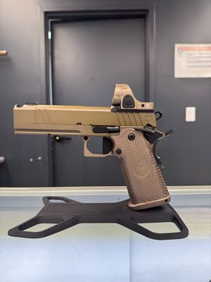 Nighthawk Custom - Sand Hawk W/Trijicon 2.5MOA SRO FDE