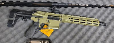 Daniel Defense DDM4 10.3" 5.56 NATO AR Pistol w/ Maxim PDW Brace, Bazooka Green
