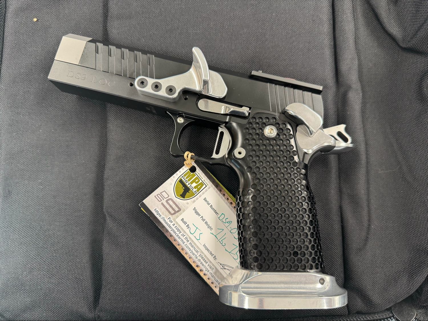 MPA DS9 LOC-V2 Lightweight  W/ Frame Mount Thumb Rest