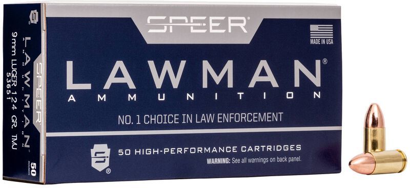 SPEER LAWMAN 9mm 124gr TMJ