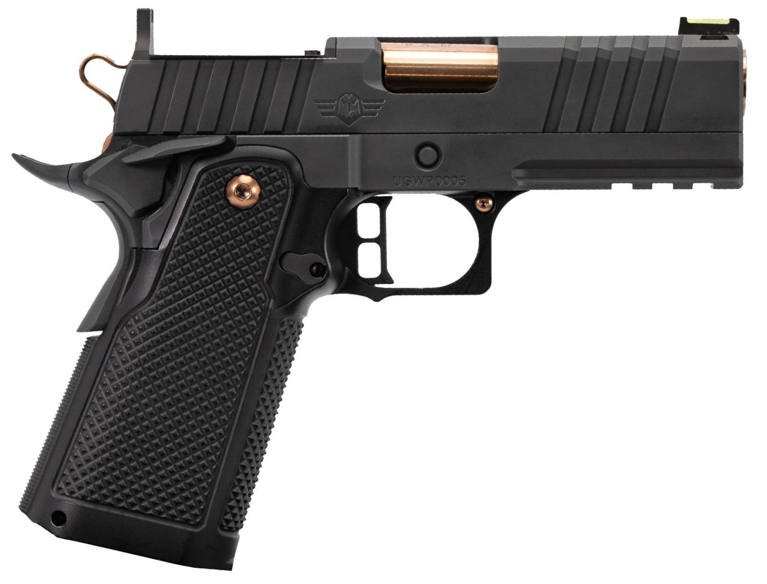 United GunWorks UG-4 Phantom Compact DS1911 Copper Barrel