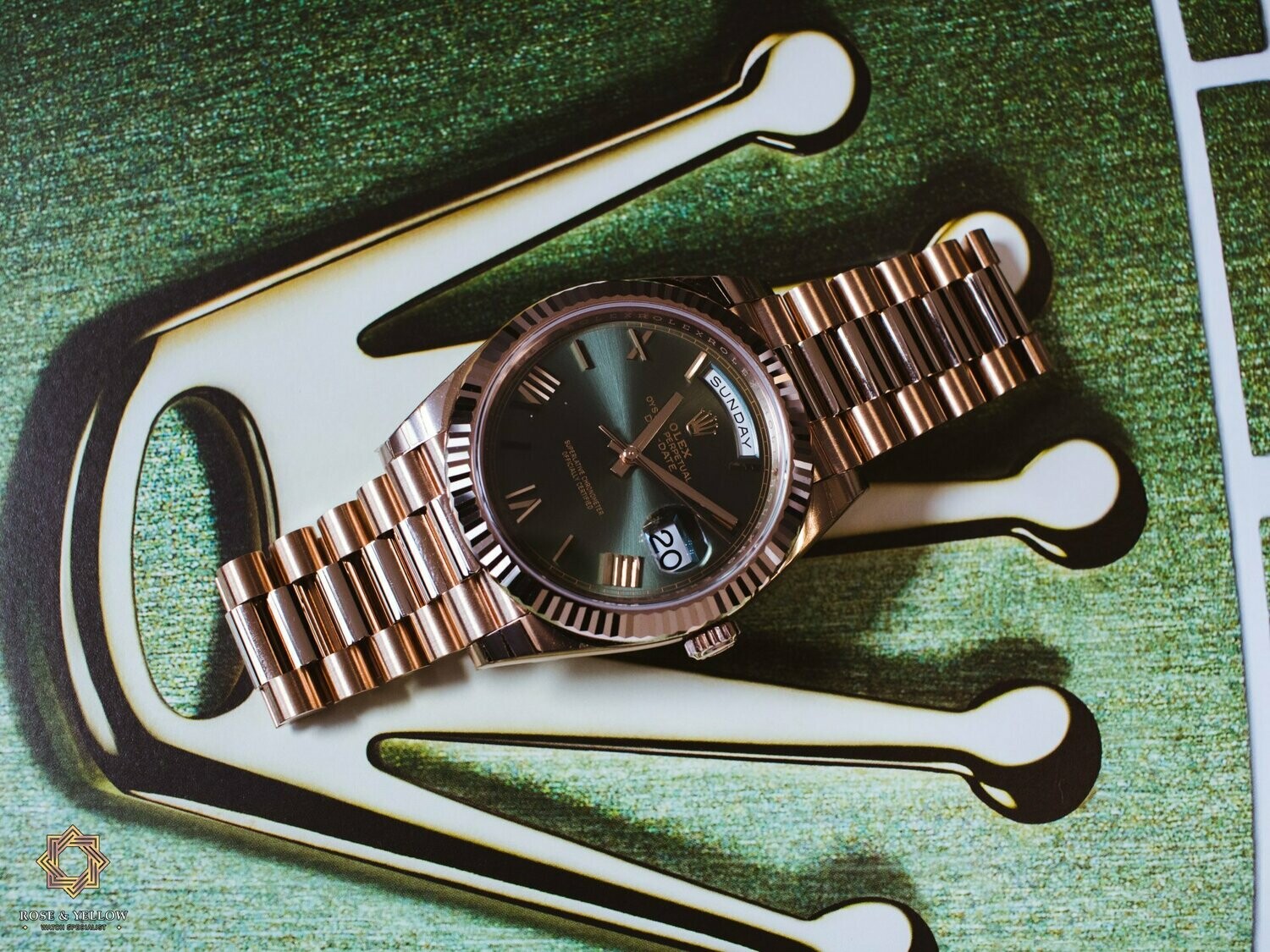 Rolex Rose Gold Day-Date 40mm 