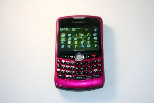 Sprint Blackberry 8330 Curve Custom Dark Pink