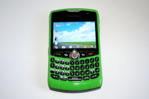 Cricket Blackberry Curve Custom Green