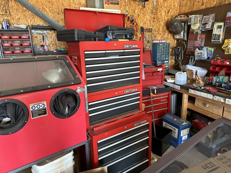 CRAFTSMAN ROLLING TOOL BOXES & WISDOM PARTS WASHER