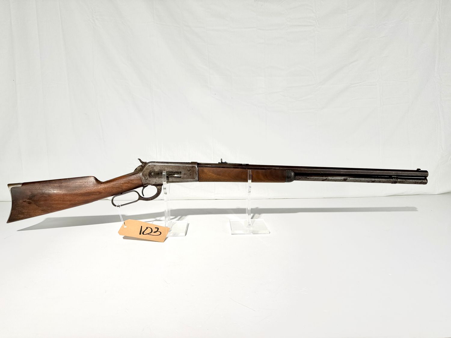 103 Winchester 1886 .45-70 cal lever action rifle