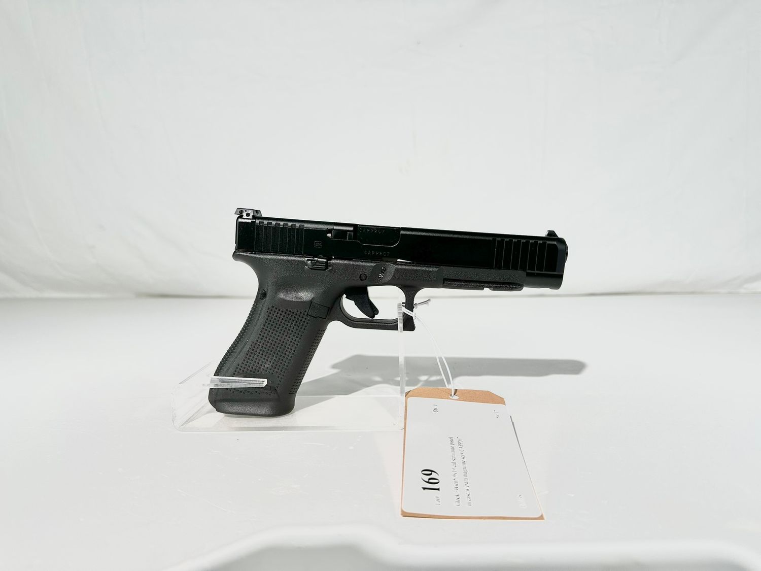 169 Glock 34Gen5 9x19 cal semi auto pistol