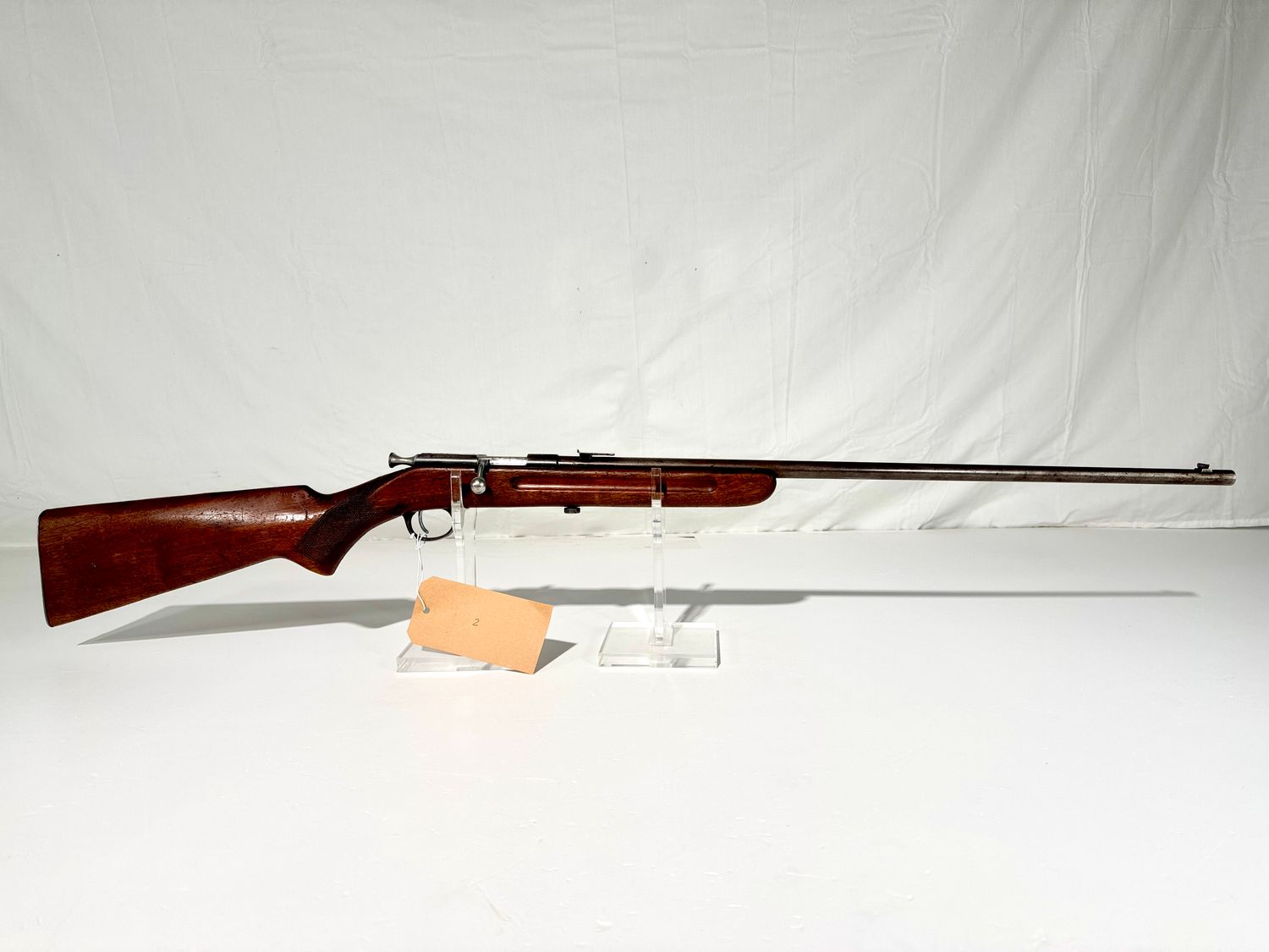 2 IVER JOHNSON 2-X 22 S/L/LR BOLT ACTION RIFLE