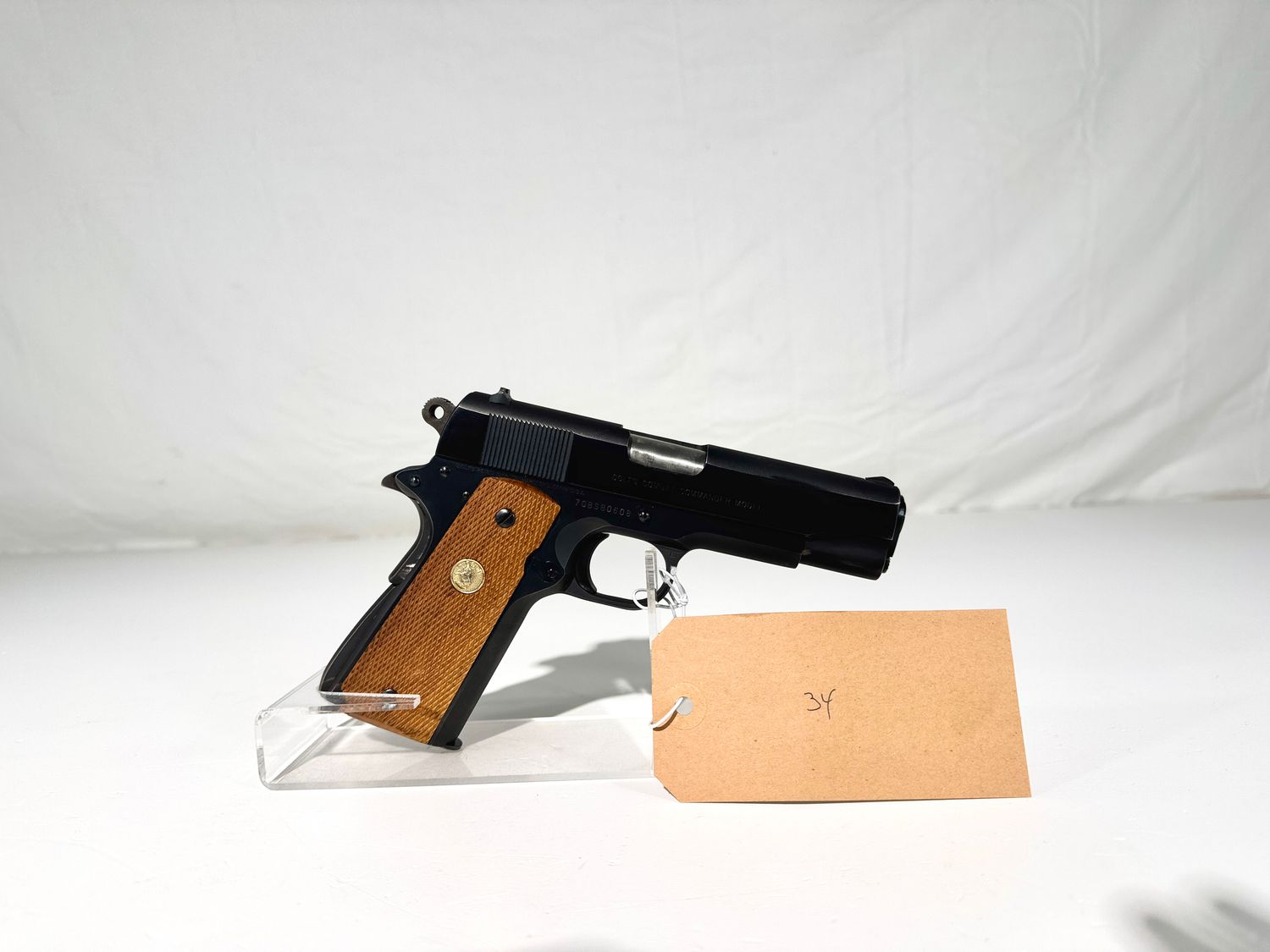 34 COLT COMBAT COMMANDER 45ACP SEMI AUTO PISTOL