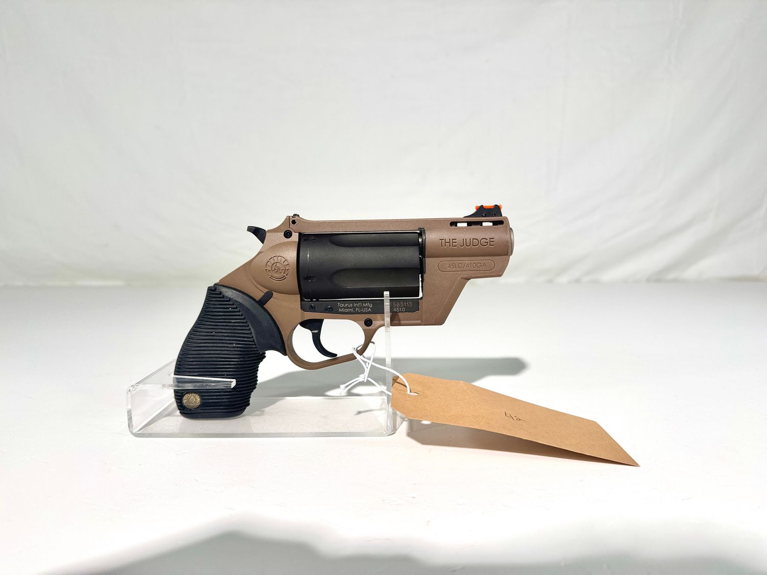42 TAURUS &quot;THE JUDGE&quot; .45 LC/410 REVOLVER