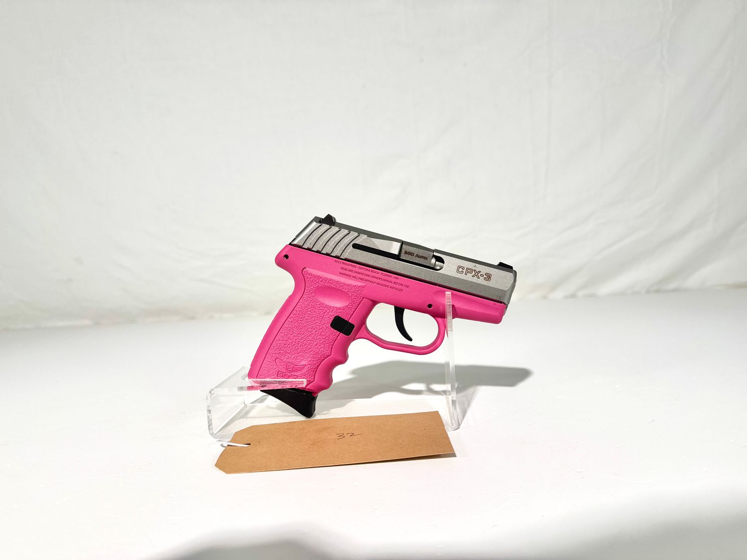 32 SCCY MOD CPX-3 .380 CAL SEMI AUTO PISTOL
