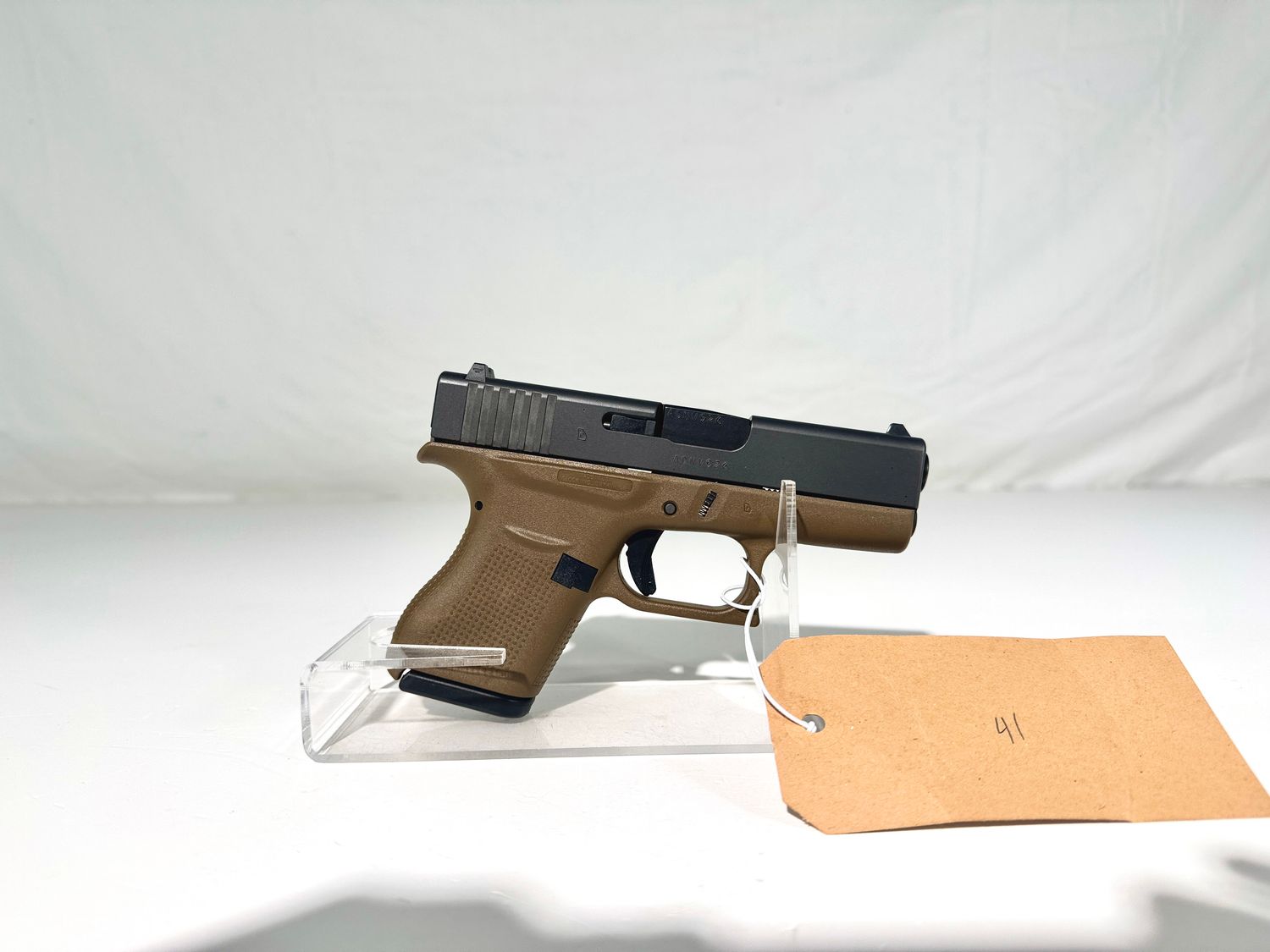 41 GLOCK 43, 9MM CAL SEMI AUTO PISTOL