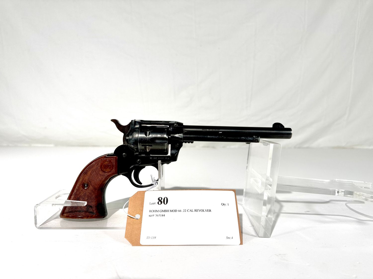 80 ROHM GMBH MOD 66 .22 CAL REVOLVER