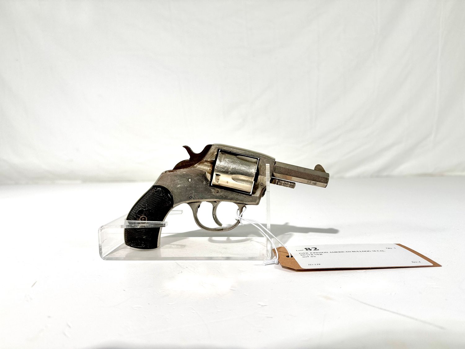 82 IVER JOHNSON AMERICAN BULLDOG 38 CAL REVOLVER