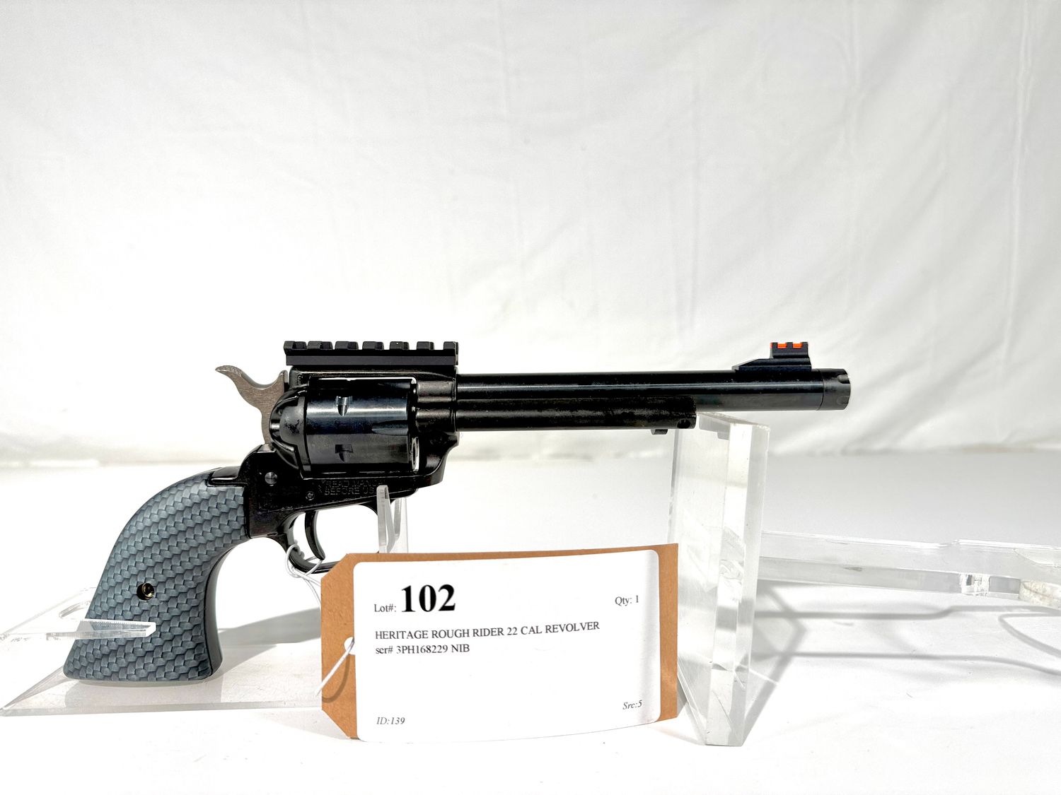 102 HERITAGE ROUGH RIDER 22 CAL REVOLVER
