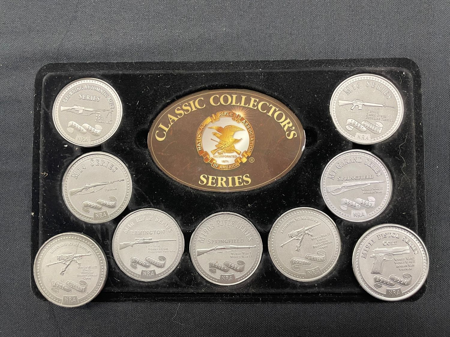 400 NRA CLASSIC COLLECTORS TRAINING SERIES COIN SET