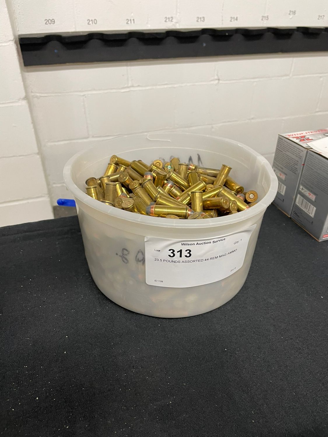313 23.5 POUNDS ASSORTED 44 REM MAG AMMO