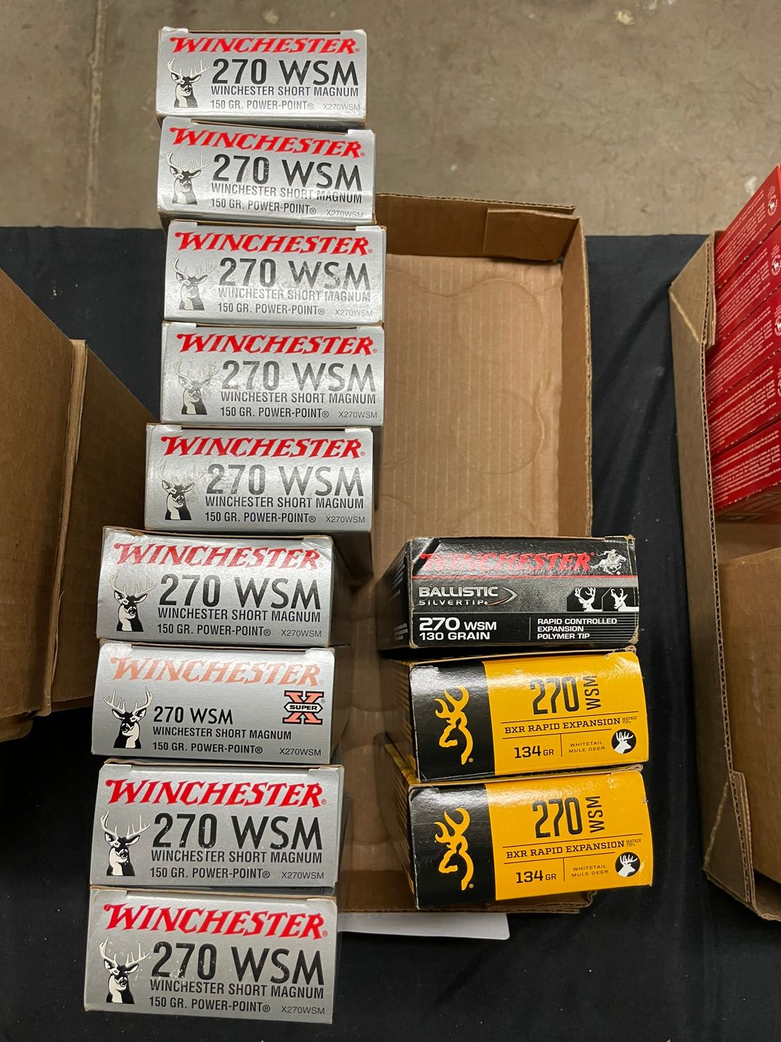 329 ASSORTED 270 WSM AMMO