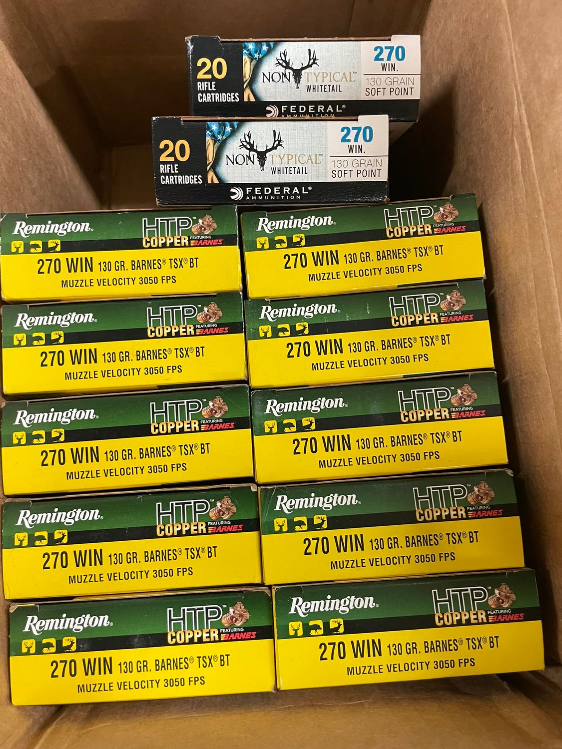 335 ASSORTED 270 WIN AMMO
