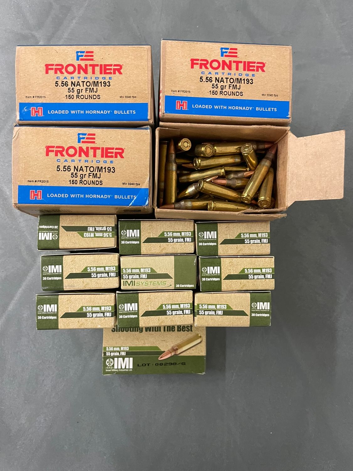 303 ASSORTED 5.56 M193 AMMO