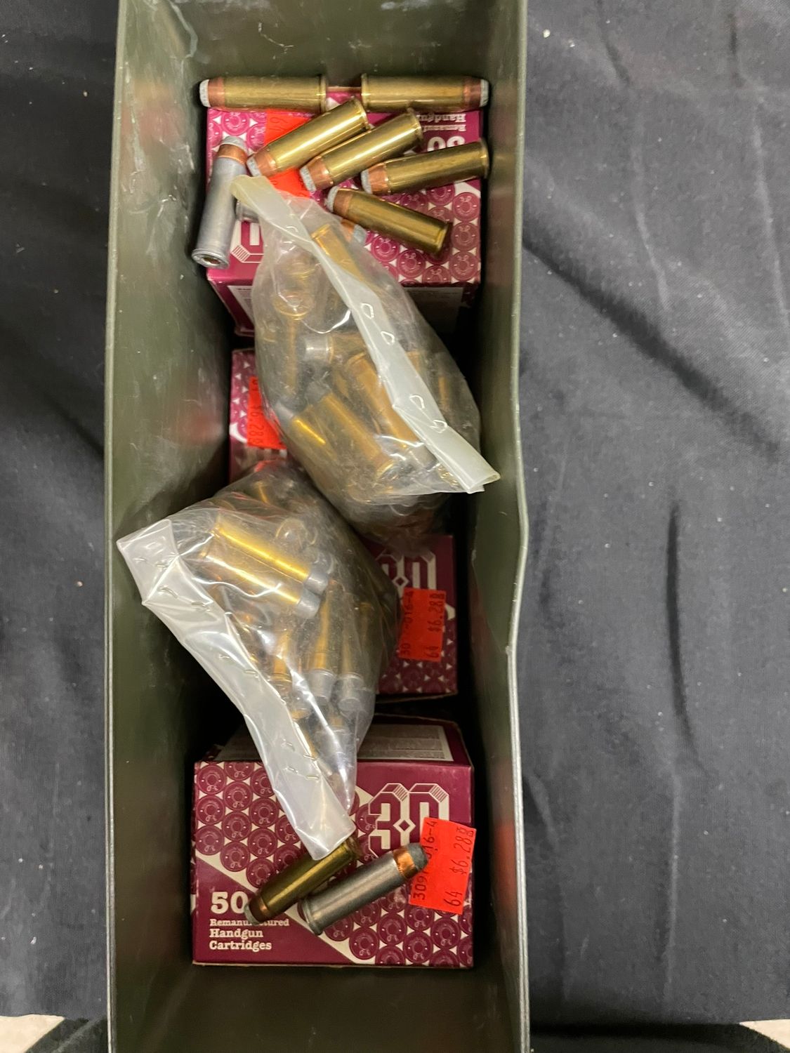 310 ASSORTED 38 SPL AMMO IN AMMO CAN