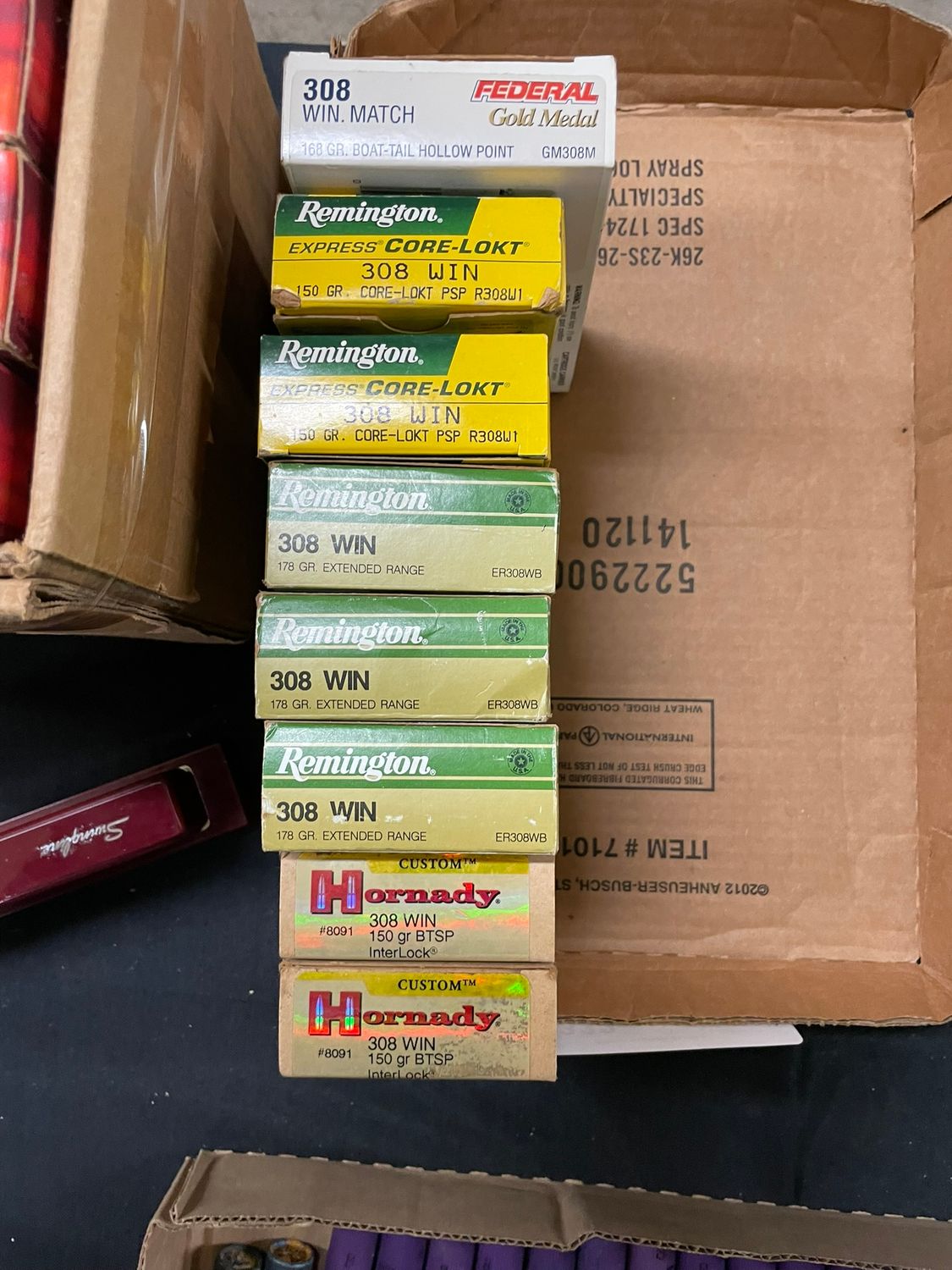 332 ASSORTED 308 WIN AMMO