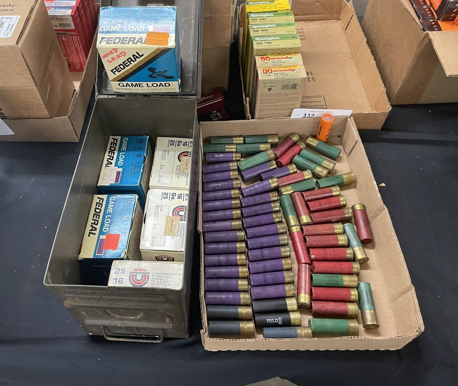 339 ASSORTED 16 GA 2-3/4&quot; SHOTGUN SHELLS