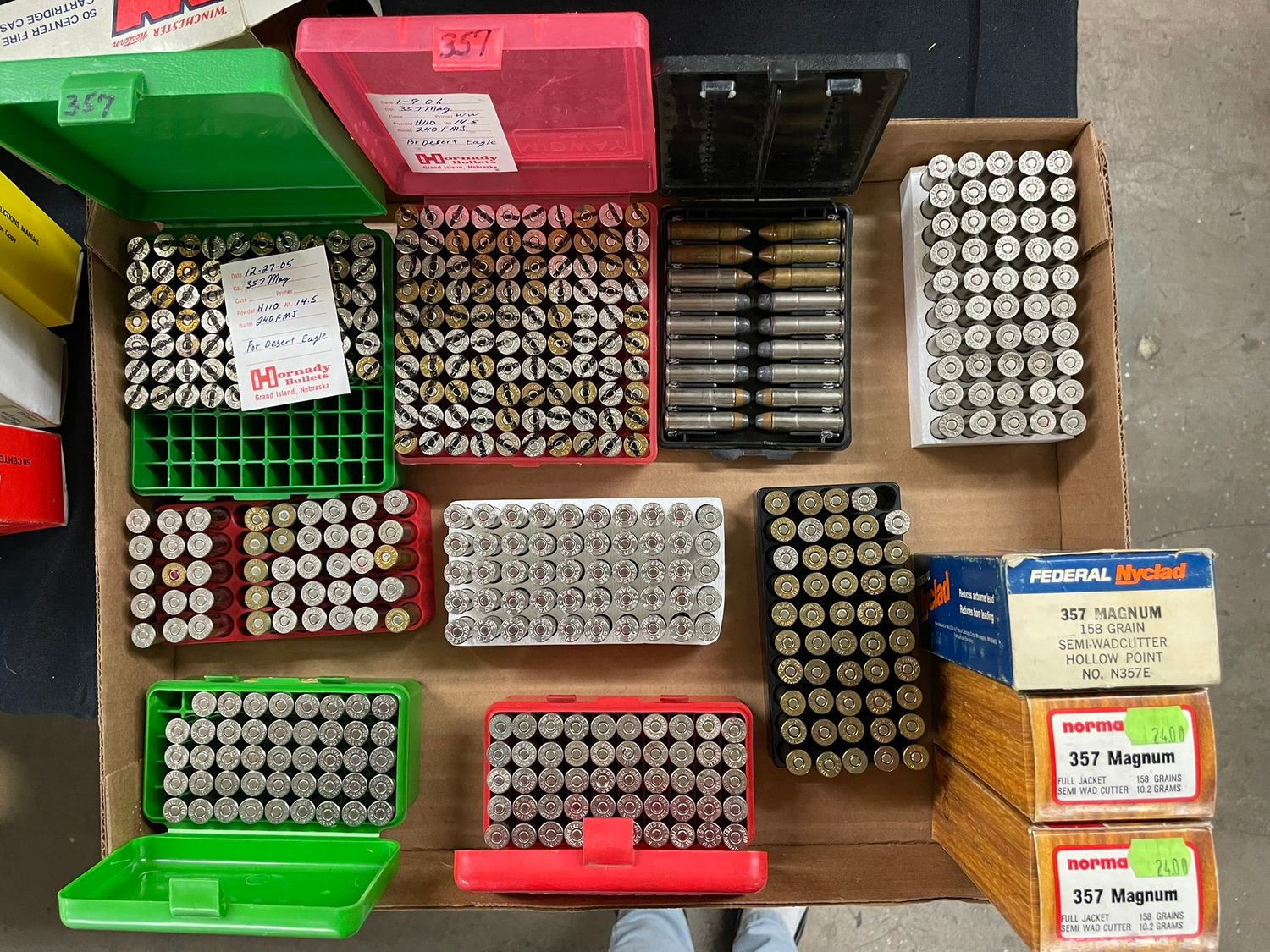 342 ASSORTED 357 MAGNUM AMMO