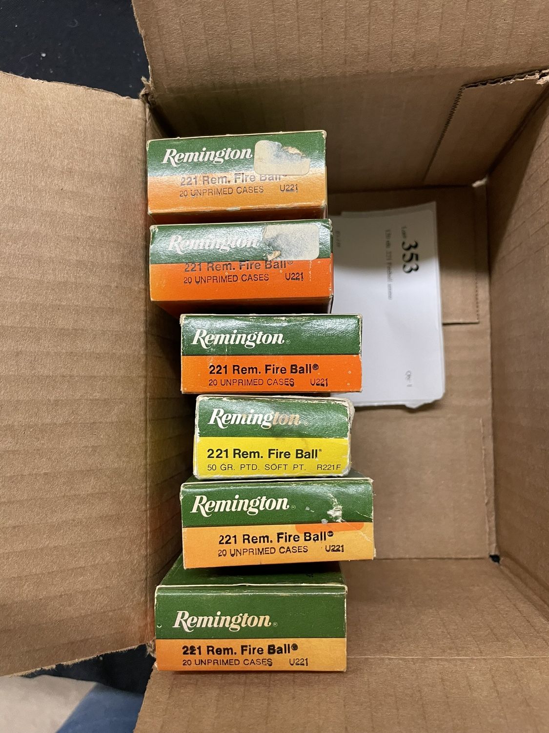 353 120 RDS 221 FIREBALL AMMO
