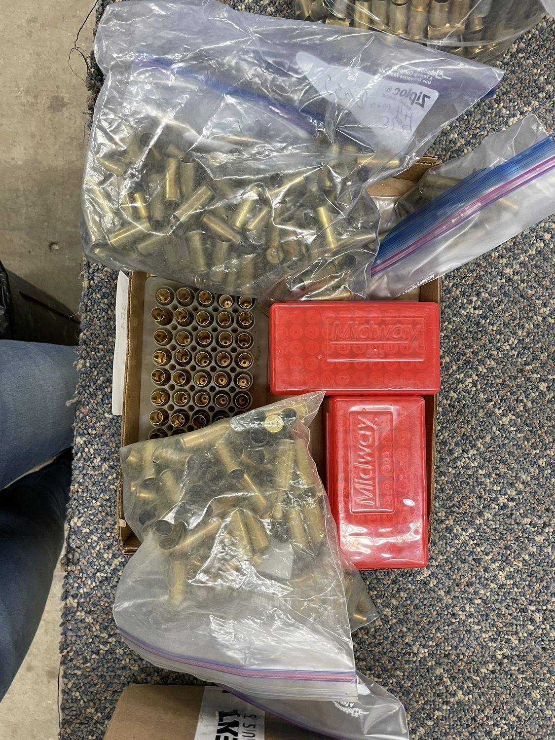 364 ASSORTED HANDGUN BRASS
