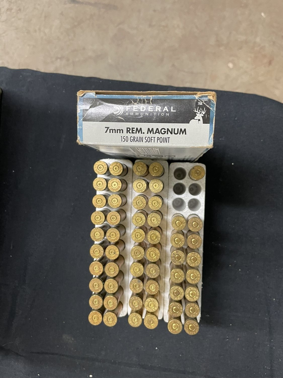 348 ASSORTED 7MM AMMO