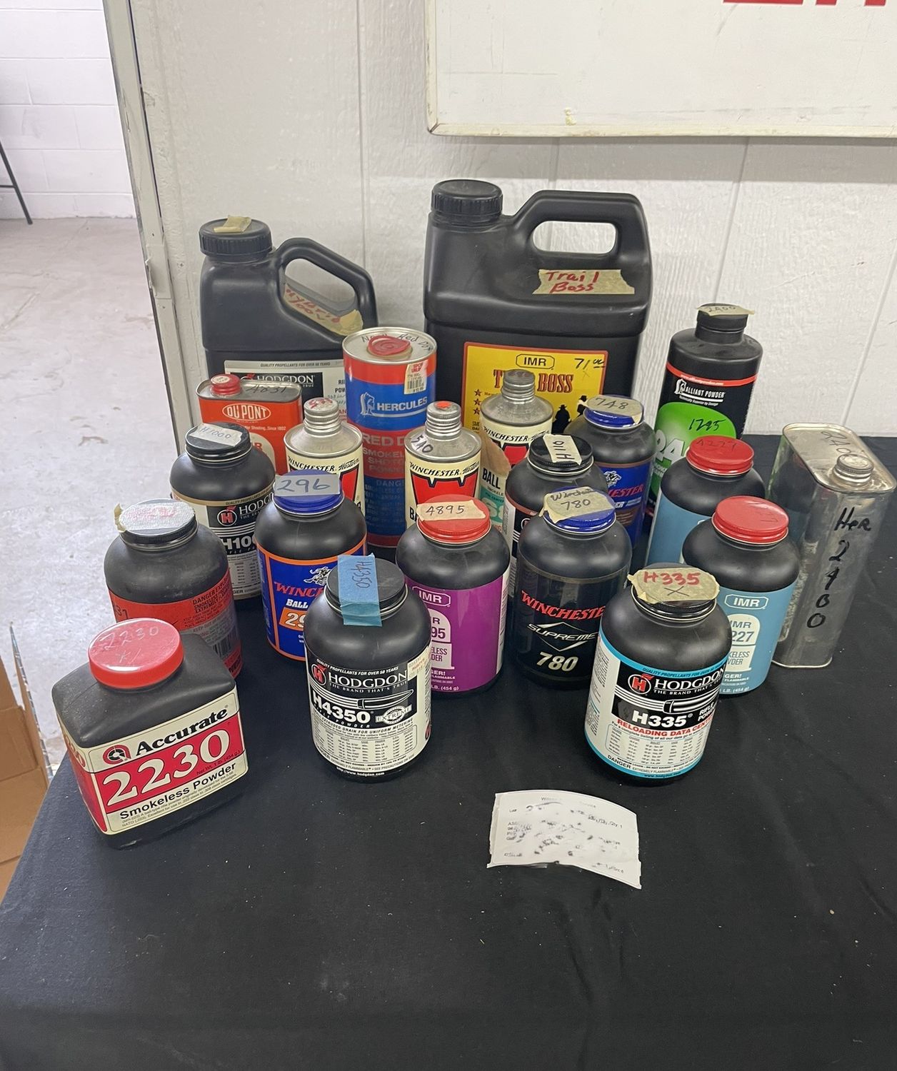 374 ASSORTED POWDERS - CANNOT SHIP