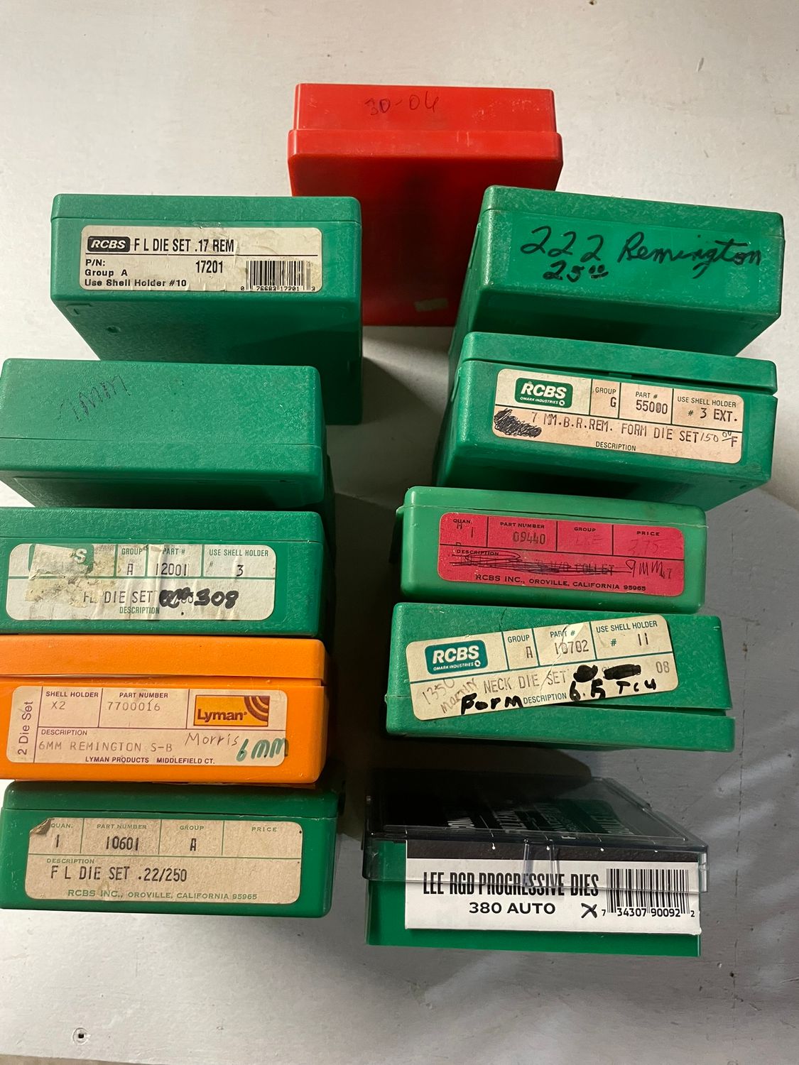 458 ASSORTED DIE SETS