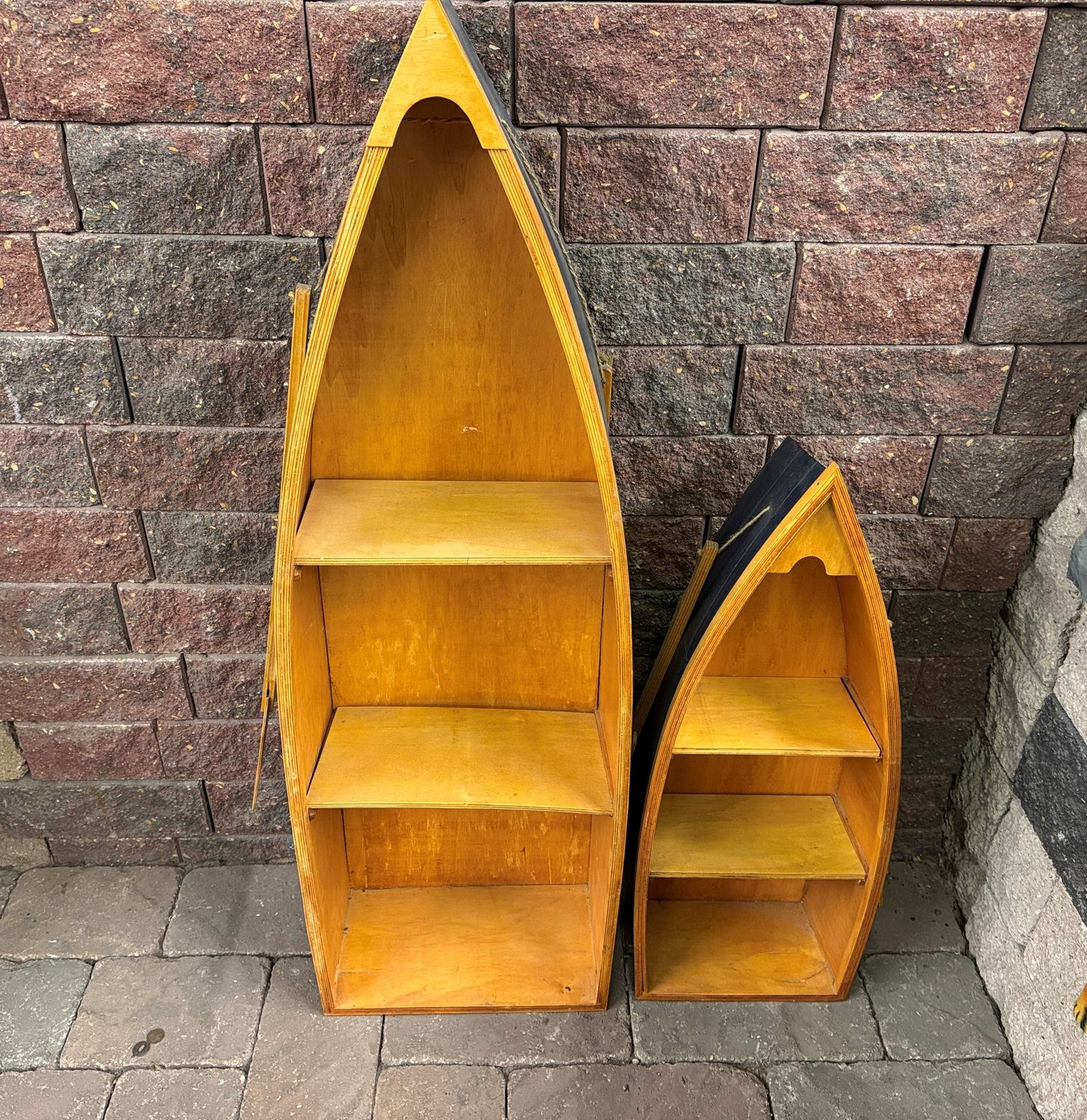 473 2 CANOE DISPLAY STANDS - PICK UP ONLY