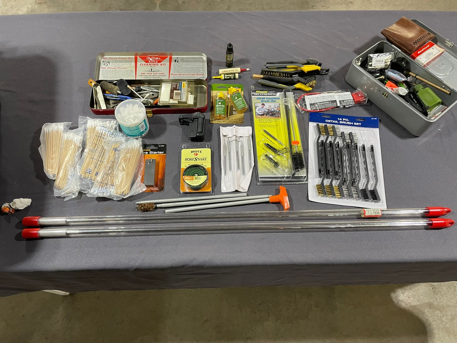 463 MISCELLANEOUS GUN CLEANING SUPPLIES