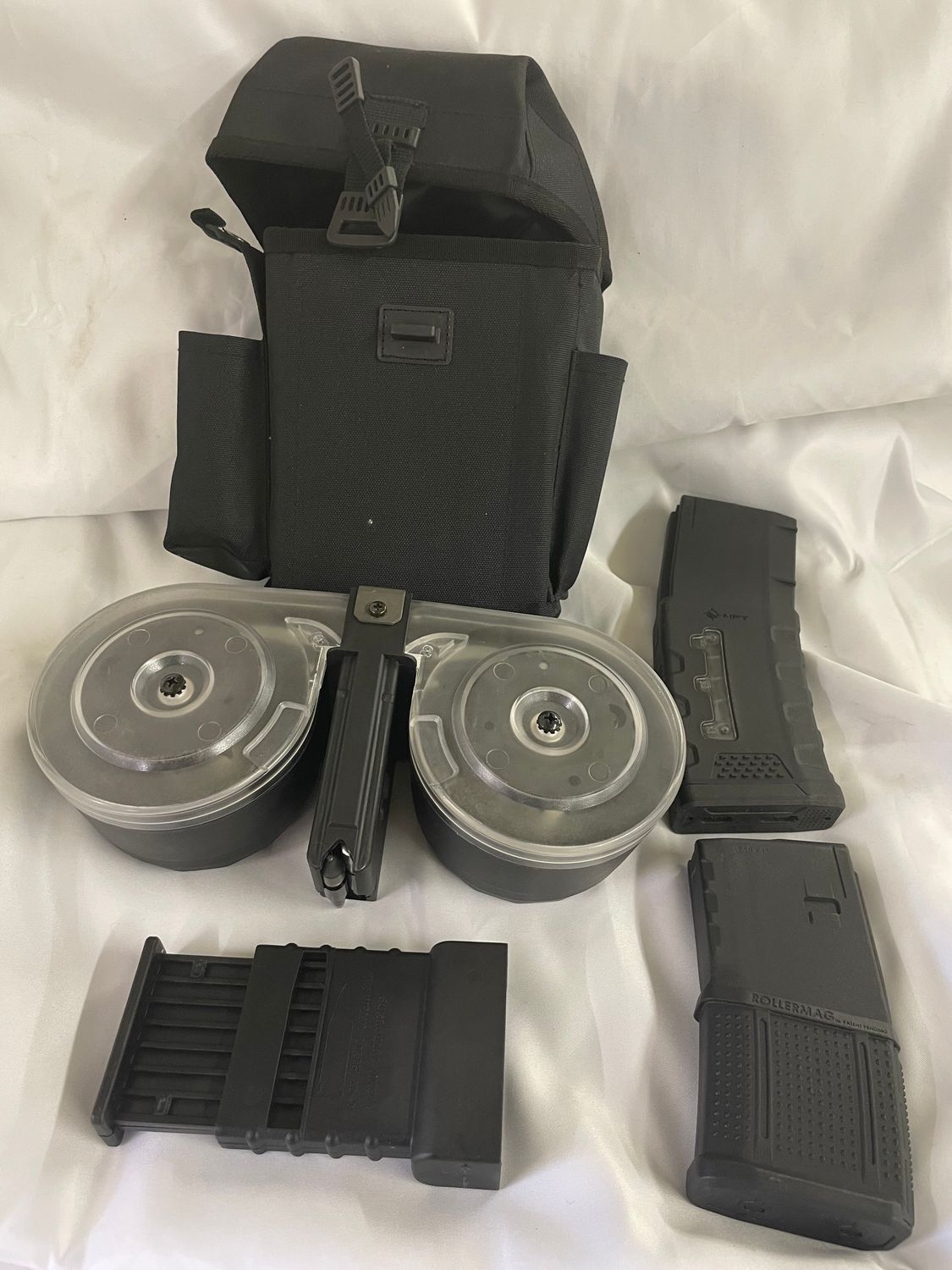 470a NEW 100 RD DRUM 5.56x45 + 1 - 20 round, 1 - 25 round MAGAZINES- SELLING ONSITE ONLY