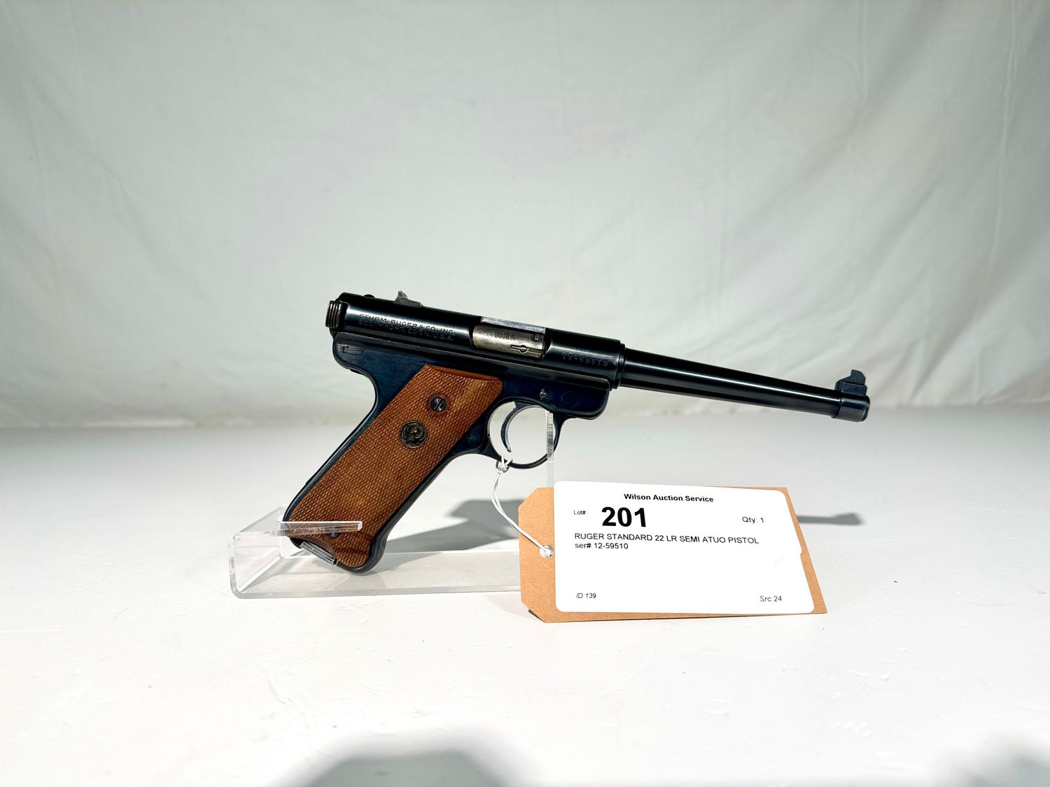 201 RUGER STANDARD 22 LR SEMI ATUO PISTOL