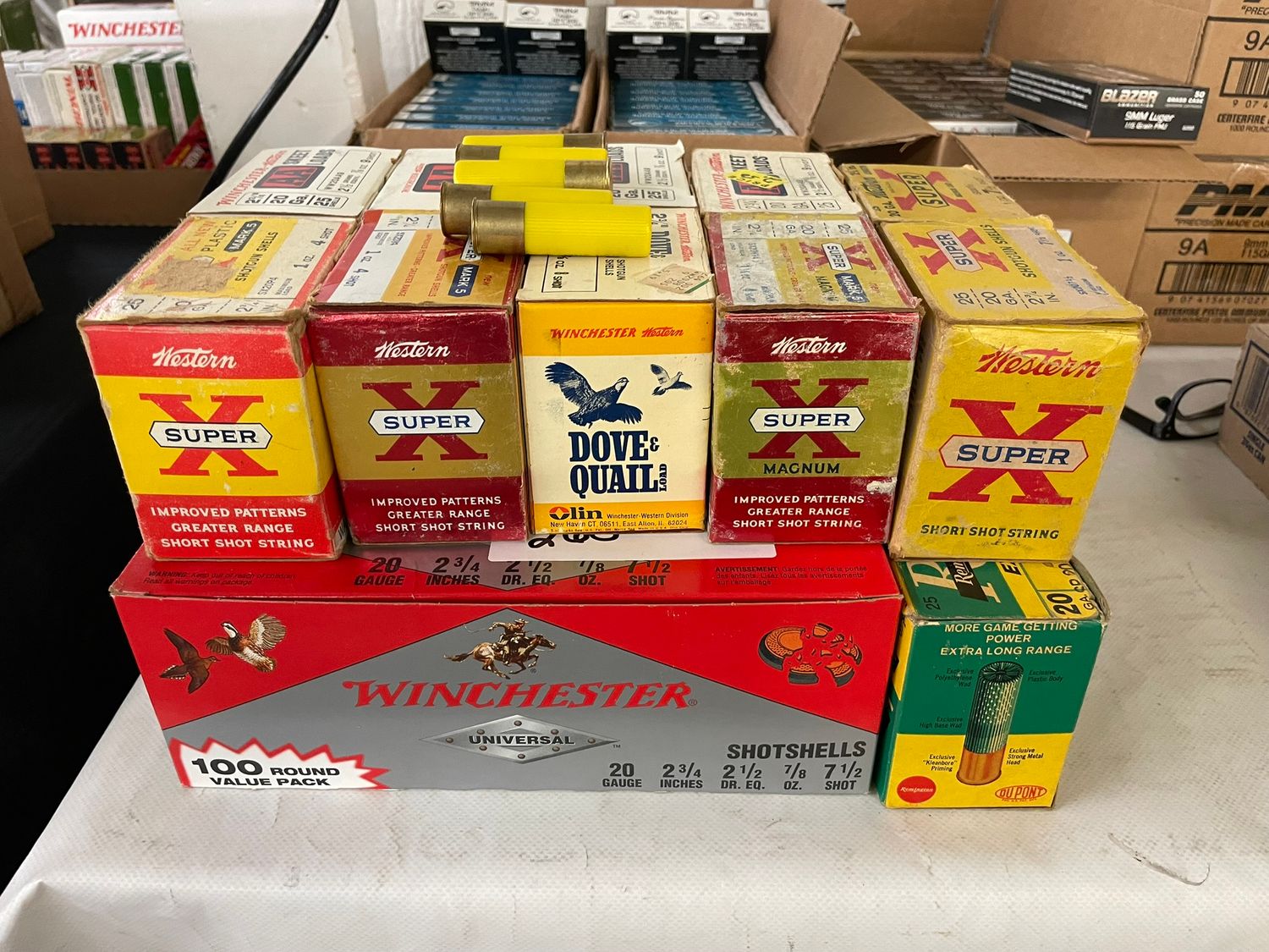 390  505 ASSORTED 20 GA 2-3/4&quot; SHELLS