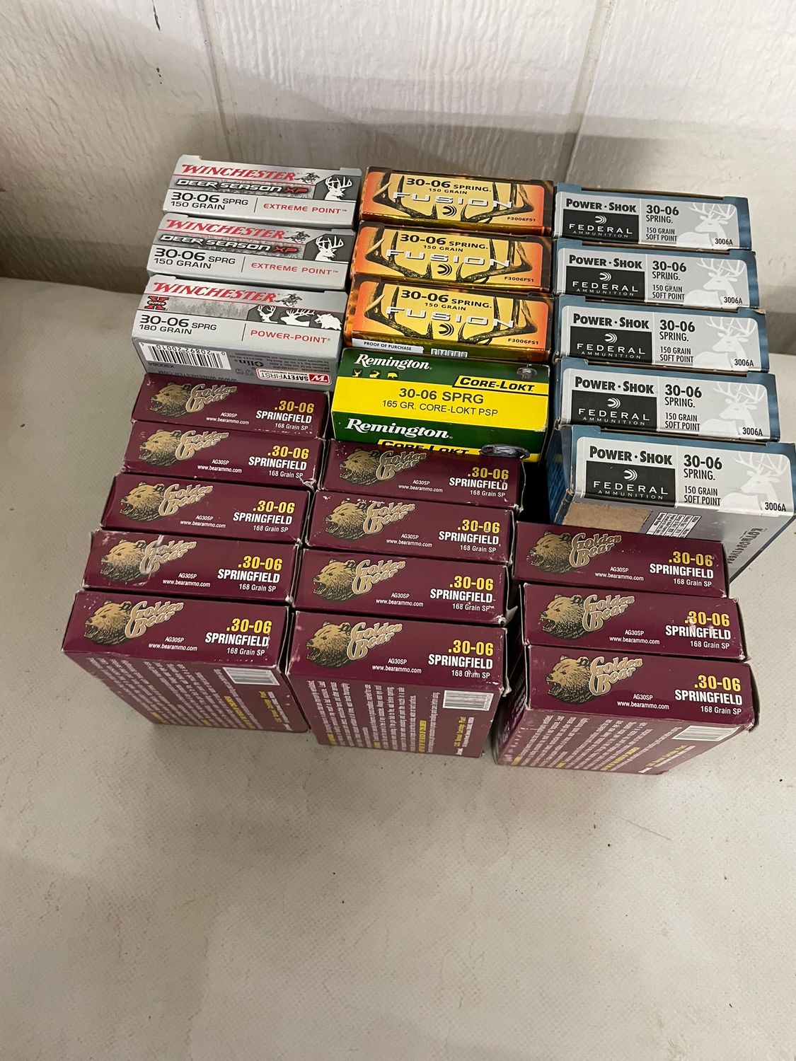 388 ASSORTED 30-06 SPRG AMMO